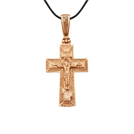 Серебряный православный крест