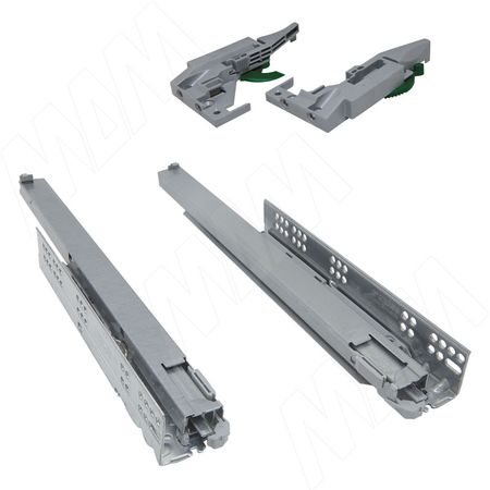 DYNAMOOV комплект направляющих, 500 мм, плав. закрывания с масляным амортизатором и 1D креплениями (F130107780) пылезащитный для направляющих sbr12 sbr16 sbr20 sbr25 sbr30