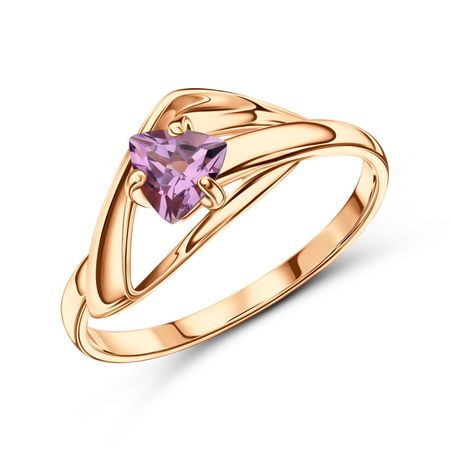 Золотое кольцо с аметистом