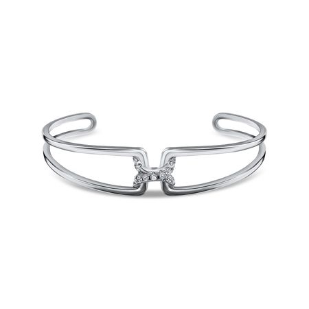 Серебряный браслет с фианитами