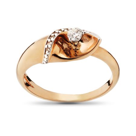 Кольцо из золота с бриллиантами