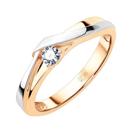 Кольцо из золота с бриллиантом