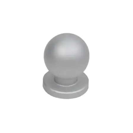 Мебельная ручка-кнопка GN35 цвет хром