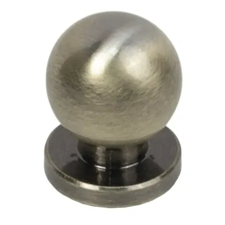 Мебельная ручка-кнопка бронза