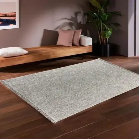 Ковер Vegas 80x150 см полипропилен 0G745A цвет серый