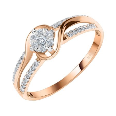 Кольцо из золота с бриллиантами