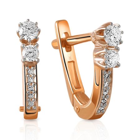 Серьги из золота с бриллиантами