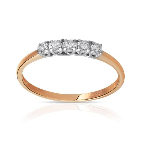 Кольцо из золота с бриллиантами польская звезда остров золота