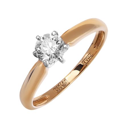 Кольцо из золота с бриллиантом