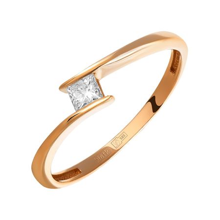 Кольцо из золота с бриллиантом