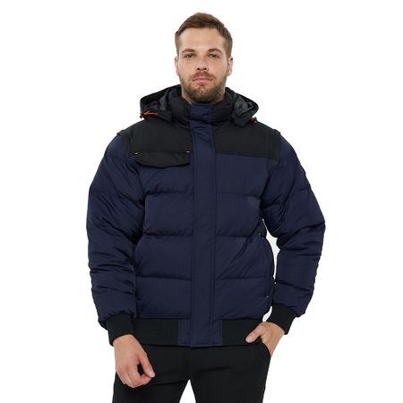 Куртка мужская утепленная Delta Plus Randers 52 рост 172-180 см темно-синяя/черная сумка на кнопке в виде мордочки кота кожзам 17х16