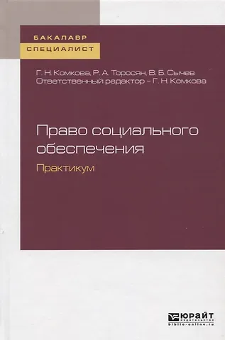 Галина Николаевна Комкова, Рима Андраниковна Торосян, Виталий Борисович Сычев Право социального обеспечения. Практикум. Учебное пособие