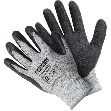 Перчатки латексные Fiberon PSV039P размер 10/XL, от порезов перчатки kendo с защитой от порезов   l