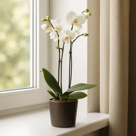 Фаленопсис микс 2 ствола ø9 h25 см dutrieux красочные треугольные флажки 50 100 м