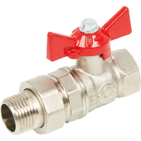 Кран шаровой с американкой прямой Valfex DN15 PN10 1/2