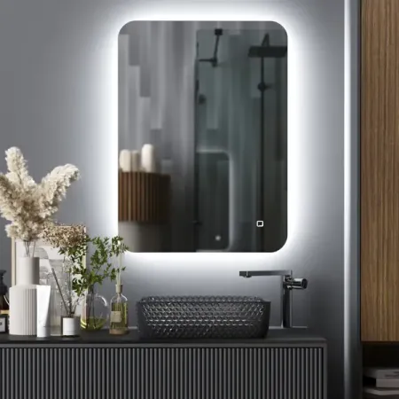 Зеркало для ванной Omega Glass Vesta Air SD102 55x75 см с подсветкой 2025 trendlocksmith bypass deadbolt thumbturn tool for opening and prying doors store vehicle glass door locks emergency unlocki