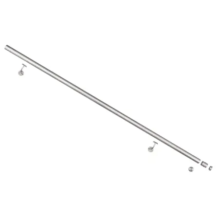 Поручень MONLID с креплением нержавеющая сталь 2 м заклепки фланцевые нержавеющая   m3 2 m4 m4 8