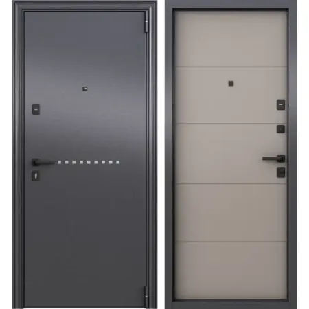 Дверь входная металлическая Torex 95x205 см правая этника крема