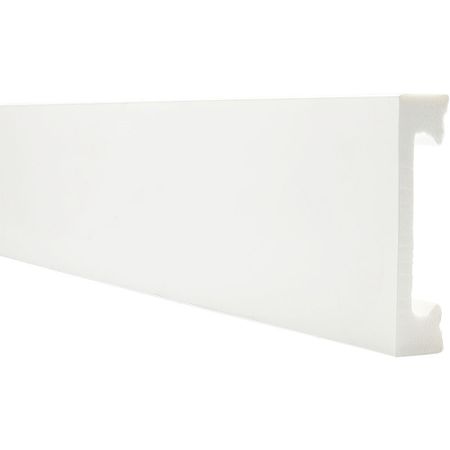Плинтус экополимер Winart Pro Quadratum 65х16х2000 мм белый матовый (90.65.001.001) hanpinyou белый край ремонтный клей с кисточкой 2 шт