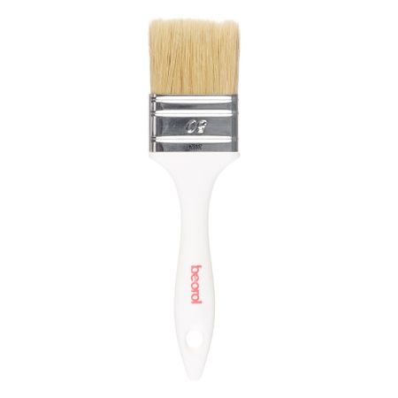 Кисть плоская смешанная щетина пластиковая ручка Beorol Universal 50х15 мм для эмалей и лаков на алкидной основе