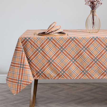 Скатерть Autumn falls цк 145х145 азбука лоскутная