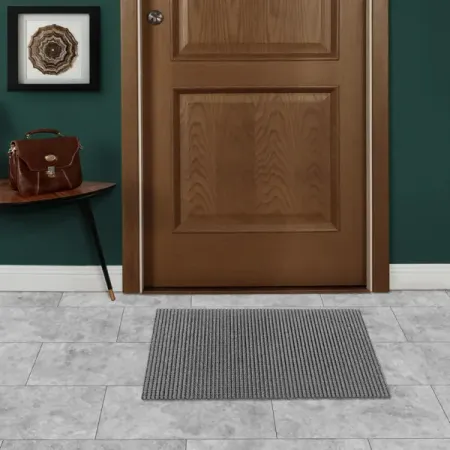 Коврик грязезащитный 45x60 см цвет серый металлик коврик для ворот противоскользящая накладка на дверную паз для subaru forester 2019 2021 украшение интерьера аксессуары для стайлинга автомобилей