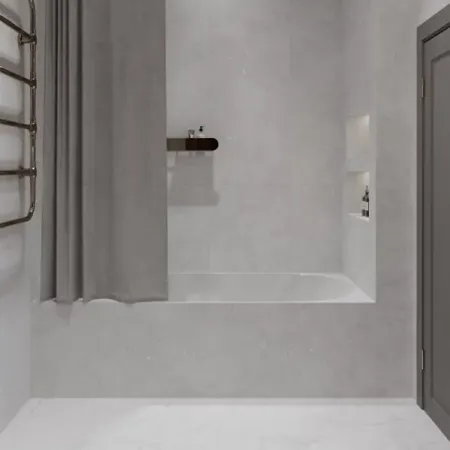 Глазурованный керамогранит Arcadia Ceramica Arctic White Carving 60x120 см 1.44 м² матовый цвет белый