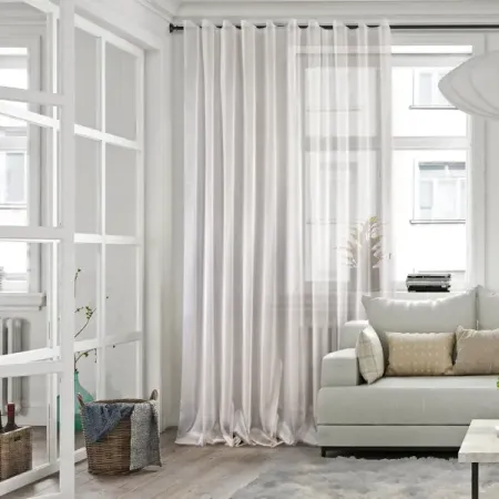 Тюль 1 м/п 1672 сетка 300 см цвет бежевый