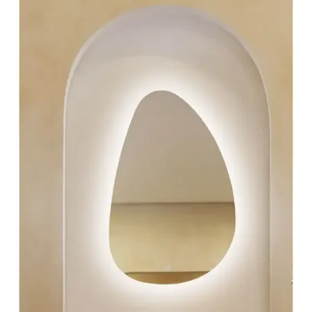 Зеркало для ванной Фес Лайт 90x65 см фигурное с подсветкой