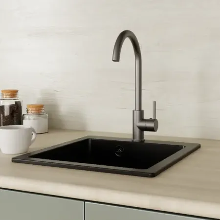 Смеситель для кухни Esko Modena MD519G общая высота 37 см цвет графит комплект запасных частей для xiaomi roborock s5 s50 s51 s55 s6 s60 s6