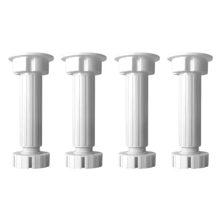 Ножка для мебели круглая d49 высота 120 мм белая 4 шт винты с тонкой резьбой m3 m4 m5 m6 m8 черные углеродистая