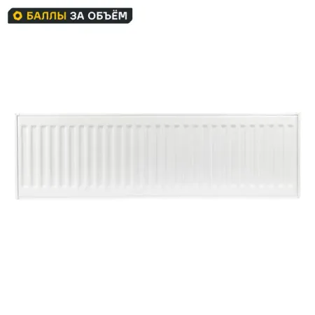 Радиатор панельный Neolaser Compact 22 300x1000 боковое подключение сталь белый