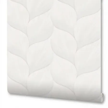 Обои флизелиновые Wallsecret Montana белые 1.06 м 8945-21