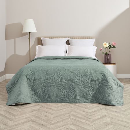 Покрывало Листочки/Fogliare, зеленое