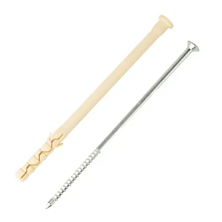 Дюбель-гвоздь цилиндрический нейлон 8x140 мм 20 шт. дюбель гвоздь pdg lk с цилиндрической манжетой 6х40мм 10шт