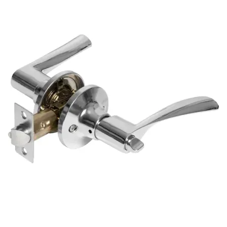 Ручка-защелка фиксатор с ключом цвет хром