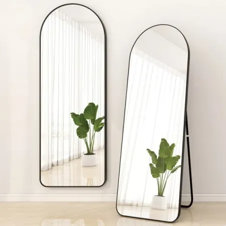 Зеркало декоративное A+T Home Decor арочное 50x160 см металл цвет черный планка с тремя крючкам joy home металл