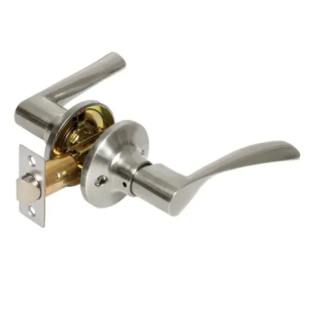 Ручка-защелка без фиксатора цвет никель