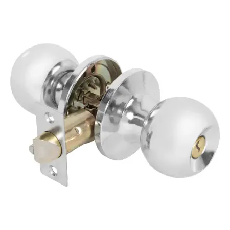 Ручка-кноб ключ/фиксатор цвет хром