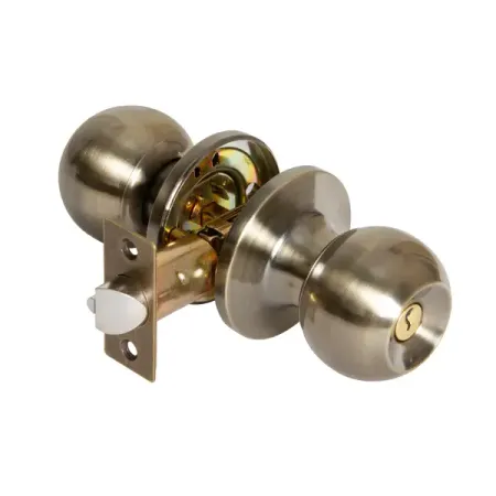 Ручка-кноб ключ/фиксатор цвет бронза