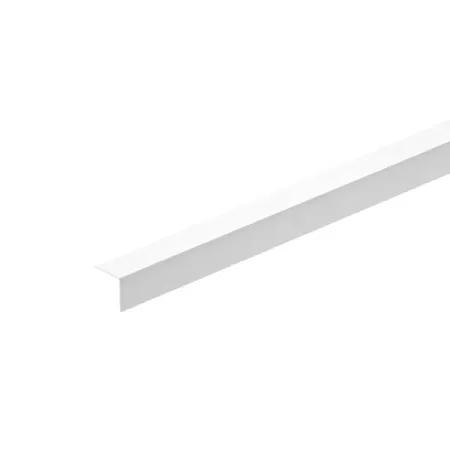 Угол ПВХ 10x10x2700 мм белый
