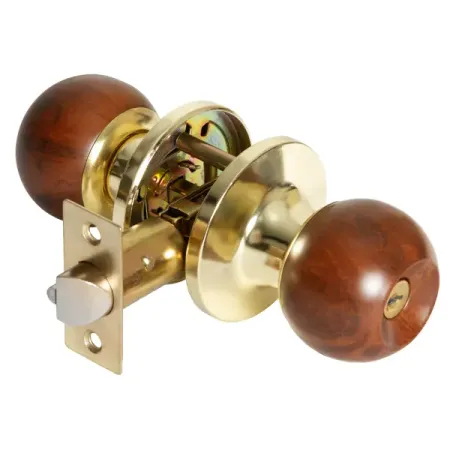 Ручка-кноб ключ/фиксатор цвет дерево