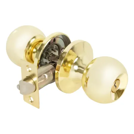 Ручка-кноб ключ/фиксатор цвет золото