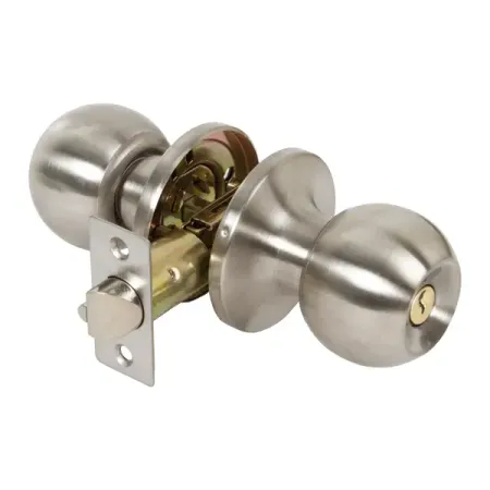 Ручка-кноб ключ/фиксатор цвет никель