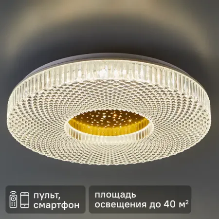 Светильник настенно-потолочный LED Lumin Arte Violet CLL55 70 Вт с пультом д/у 40 м² регулируемый белый свет цвет белый cloxy винты шестигранные черные m1 6 m2 m2 5 m3 m4 m5 m6 din916 класс 12 9