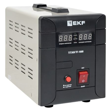 Стабилизатор напряжения EKF PROxima Titan -TF однофазный 220 В 0,6 кВт напольный