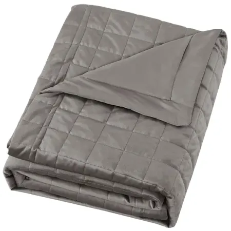 Покрывало INSPIRE Etna 240x220 см велюр цвет серо-коричневый рождественские наволочки полиэстер велюр 45x45 см