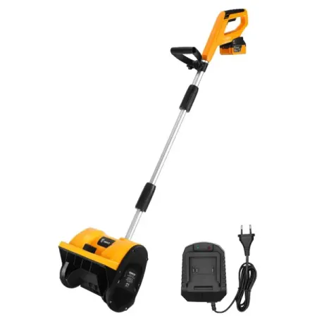 Снегоуборщик аккумуляторный DEKO Щёточный ST21V 30 см 20 В 1x4 Ач АКБ и ЗУ в комплекте