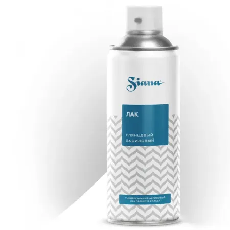 Лак-аэрозоль глянцевый Siana 520 мл беклазон эко 100 мкг доза 200 доз аэрозоль