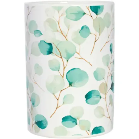 Стакан для зубных щёток Свежесть доломит цвет белый зеленый лазурный